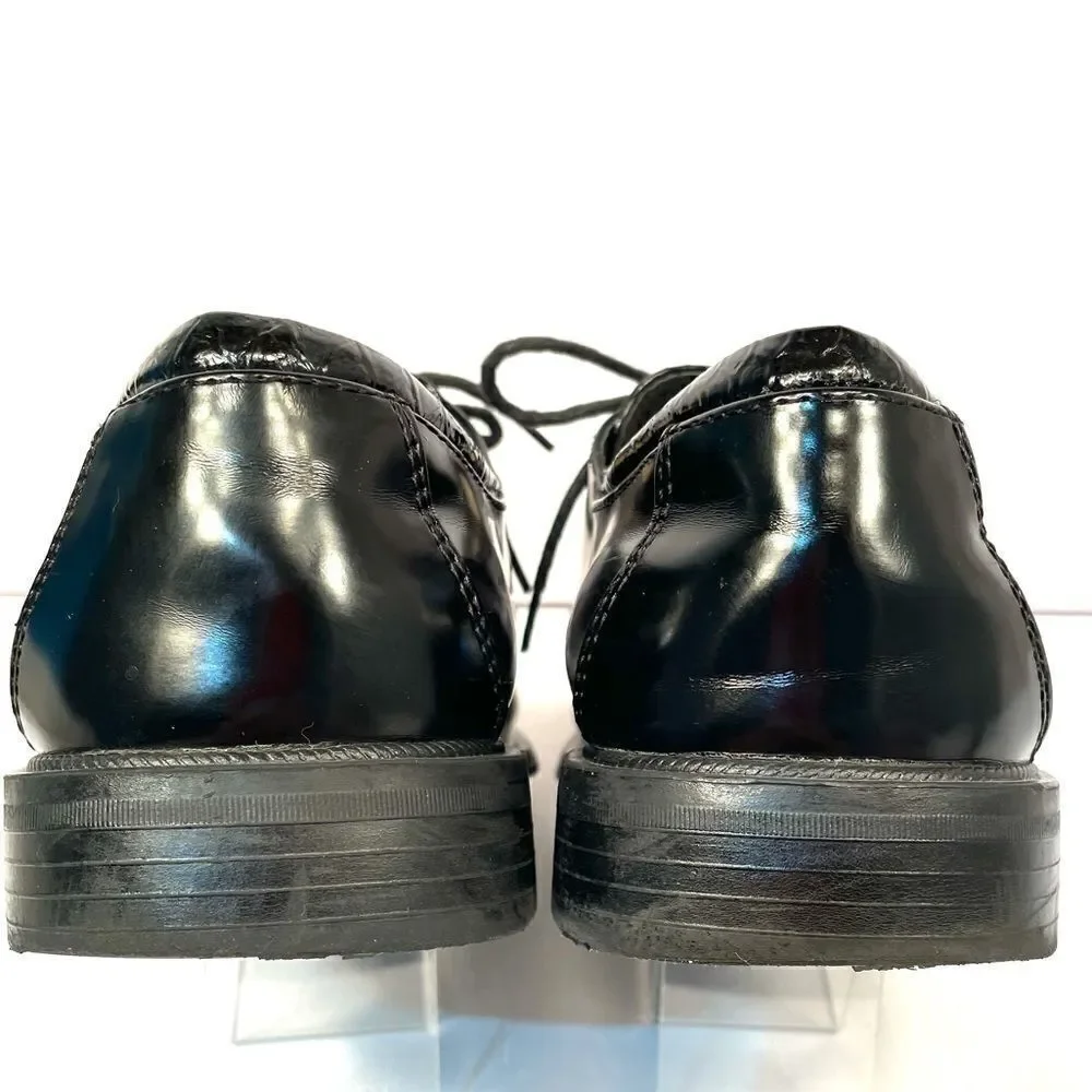 BLACK LEATHER OXFORDS by DEXTER SIZE 10